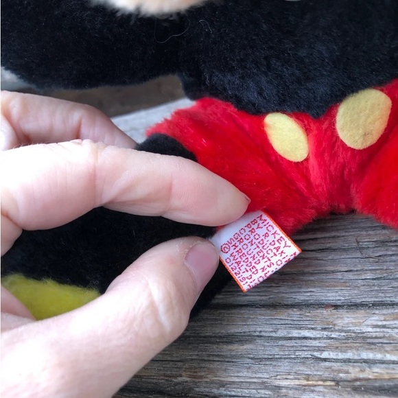 ❤️🖤Vintage Minnie Mouse & Mickey Mouse stuffed toys Vtg Disney Plush Dakin🖤❤️ - Picture 8 of 11